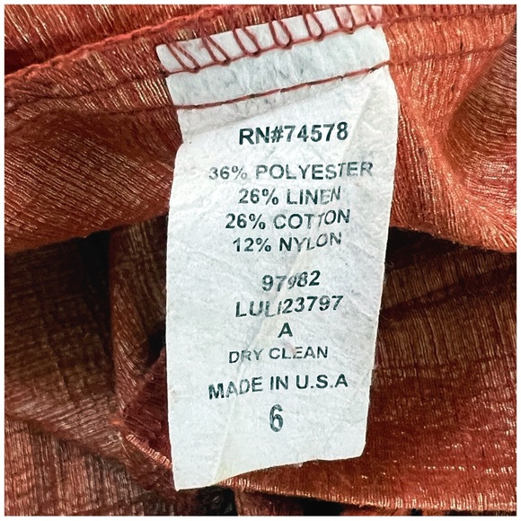 Cache Women’s Capri Wide Leg Pants Size 6 - Picture 12 of 13